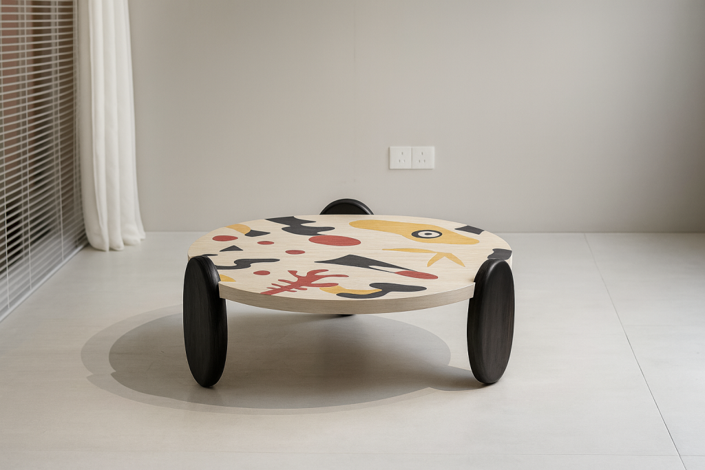 Abstract Center Table Arto Abstract Coffee Table - ChicCasa India | Bespoke Luxury Furniture ...